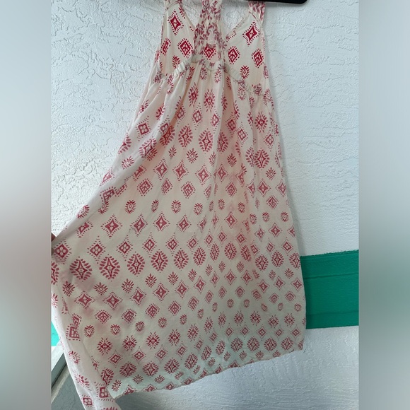 Artisan NY Linen Midi High Low Sundress Geo Aztec Sleeveless Small - Picture 9 of 9